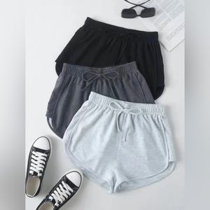 Fade to Grey Tie Waist Shorts